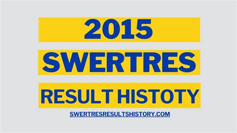 swertres result 2015